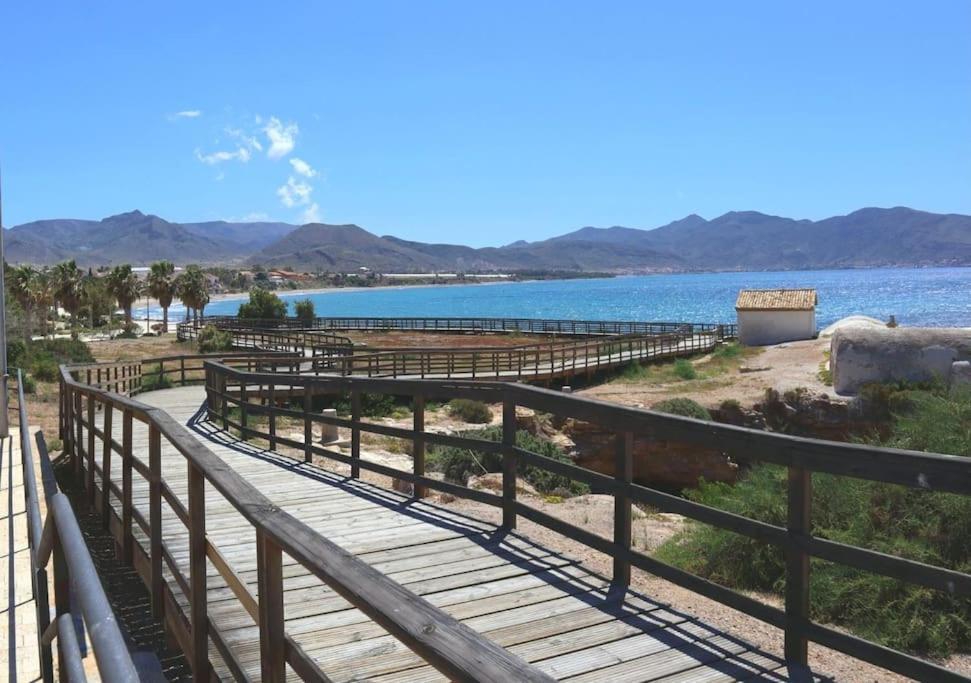 Amazing Sea View! Apartment Isla Plana Bagian luar foto